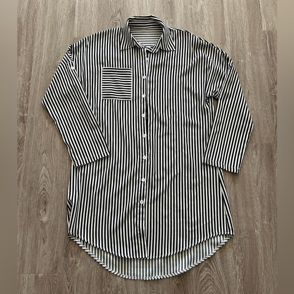 Button Down Mini Dress